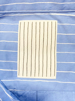 エス エフ シー ストライプス フォー クリエイティブ S.F.C Stripes For Creative SFC Shirt エスエフシーシャツ Sax×White サックス×ホワイト ブルー系 青 ストライプ シャツ Made in JAPAN 日本製  XXXXXL 長袖シャツ ストライプ ブルー 101MT-1550