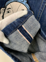 エヴィス EVISU SIOTANI BROTHERS 塩谷ブラザーズ デニム ハーパン 赤耳 日本製 ハーフパンツ 刺繍 ブルー 201MB-274