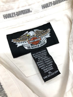 HARLEY DAVIDSON　ハーレーダビッドソン　半袖シャツ　ホワイト　ロゴ　XL
