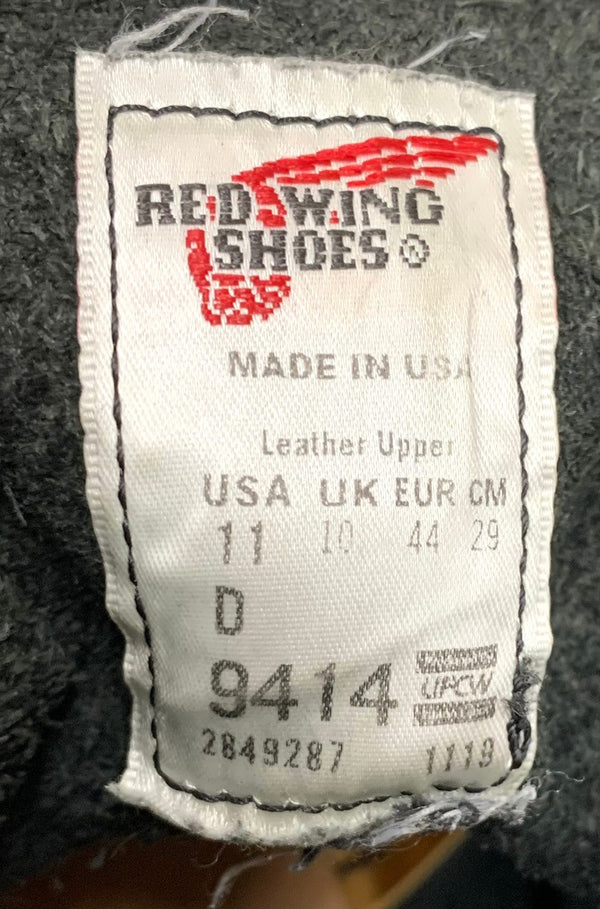 レッドウィング RED WING Classic Dress Beckman Boot Vibram 9414 メンズ靴 ブーツ サイドゴア 無地 ブラック 29cm 201-shoes706