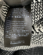 バレンシアガ BALENCIAGA 20AW CREWNECK 3D SCRIBBLE KNIT SWEATER セーター ロゴ ブラック XSサイズ 201MT-2186