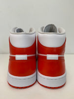 ナイキ NIKE ウィメンズ エア ジョーダン 1 ミッド WMNS AIR JORDAN 1 MID WHITE/HABANERO RED-WHITE BQ6472-116 メンズ靴 スニーカー ロゴ レッド 201-shoes163