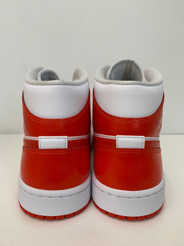 ナイキ NIKE ウィメンズ エア ジョーダン 1 ミッド WMNS AIR JORDAN 1 MID WHITE/HABANERO RED-WHITE BQ6472-116 メンズ靴 スニーカー ロゴ レッド 201-shoes163