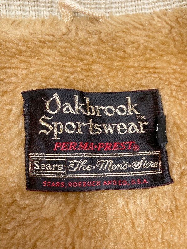 シアーズ Sears SEARS OAKBROOK SPORTSWEAR 60❜s 60年代 裏ボア ブルゾン ダービージャケット ベージュ系 アウター  サイズ46 ジャケット ワンポイント ベージュ 101MT-1455