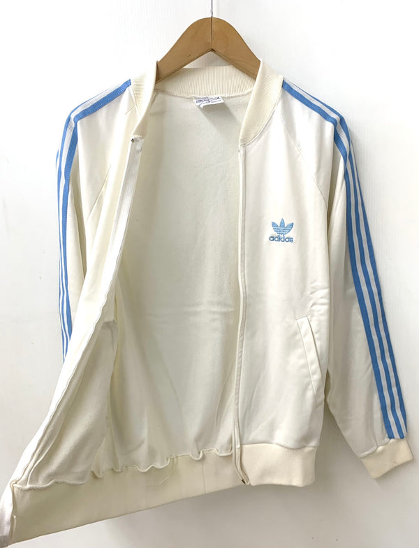 アディダス adidas 70～80s ATP ジャージ ロゴ ホワイト Sサイズ 201MT-1701