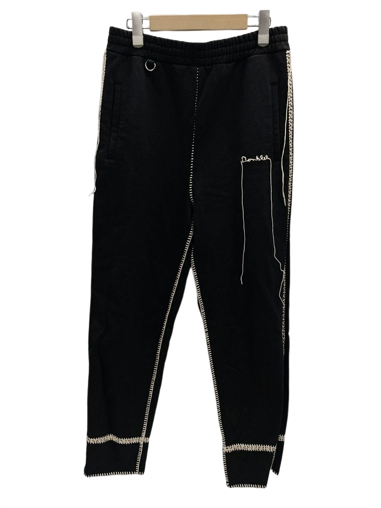 ダブレット doublet BIG STITCH SWEAT PANTS ブラック系 黒 スウェットパンツ Made in JAPAN 日本製 20AW32PT125 ボトムスその他 ブラック Mサイズ 101MB-337