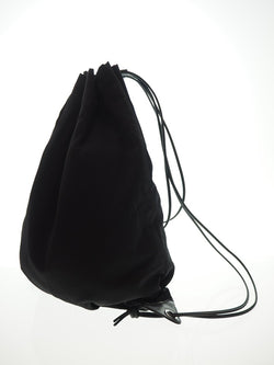 ワイズ Y's ショルダーバッグ ナップサック ヨウジヤマモト ウール 黒 日本製 YN-108-190 バッグ メンズバッグ バックパック・リュック 無地 ブラック 101bag-18