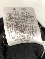ワコマリア WACKO MARIA フロントロゴ ロンT ロゴ ブラック Mサイズ 201MT-1864