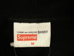 Supreme / Comme des Garçons SHIRT® シュプリーム コム デ ギャルソン Split Box Logo Hooded Sweatshirt Black シャツ スプリット ボックス ロゴ フーディー スウェットシャツ ブラック 黒 パーカー フード サイズM メンズ SUP-FW18-55 (TP-810)