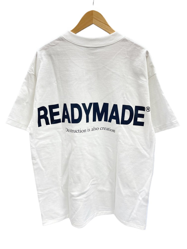 レディメイド READYMADE SS T-SHIRT SMILE WHT ホワイト系 白 半袖 クルーネック Tシャツ Made in JAPAN 日本製 RM-M01-0000-072 XL Tシャツ プリント ホワイト LLサイズ 101MT-1668
