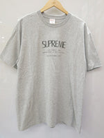 シュプリーム SUPREME Anno Domini Tee SS20 HEATHER GREY 半袖 トップス 灰 Tシャツ プリント グレー Mサイズ 101MT-209