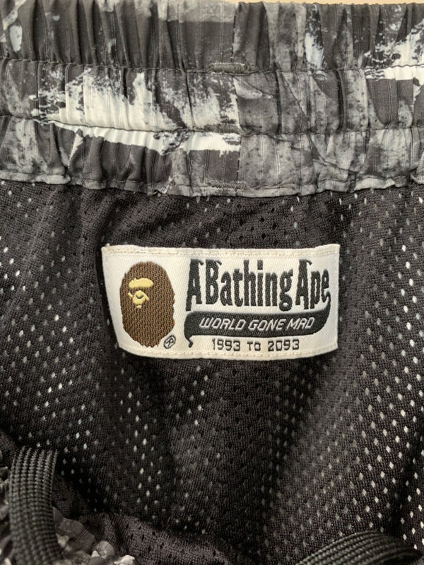 【中古】アベイシングエイプ A BATHING APE ジャージ パンツ ボトムスその他 総柄 グレー Sサイズ 201MB-77