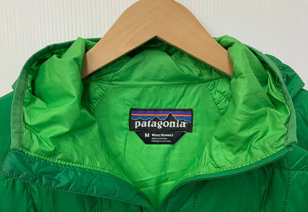 パタゴニア PATAGONIA ナノパフフーディ プリマロフト PRIMALOFT 84220FA12/ ジャケット ロゴ グリーン Mサイズ 201MT-1738