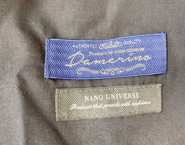 ナノ・ユニバース nano･universe ダメリーノ ウィンドブレーク セットアップ NANO universe チャコールグレー系  668-2118210 スーツ・セットアップ グレー Lサイズ 101MB-198