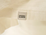 HYSTERIC GLAMOUR ヒステリック グラマー ロンT ロゴ リブ付きTシャツ 長袖 ORIGINAL SINCE1984 ホワイト 白 サイズM メンズ (TP-839)