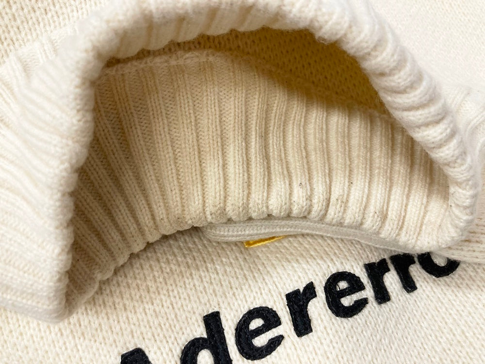 アーダーエラー ADERERROR Slice logo knitwear Ivory セーター