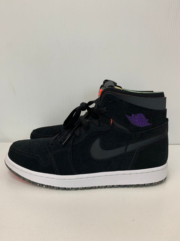 ナイキ NIKE エア ジョーダン 1 ズーム コンフォート AIR JORDAN 1 ZOOM AIR CMFT BLACK/COURT PURPLE-HOT PUNCH CT0978-005 メンズ靴 スニーカー ロゴ ブラック 201-shoes164