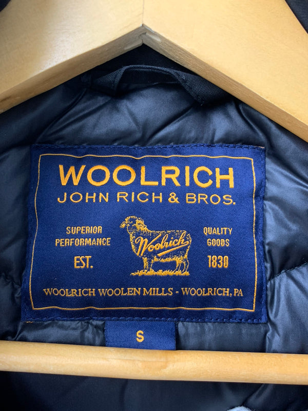 ウールリッチ WOOLRICH 60/40 RAMAR CLOTH ダウン コート 1602177 ジャケット 無地 ブラック Sサイズ 201MT-1502