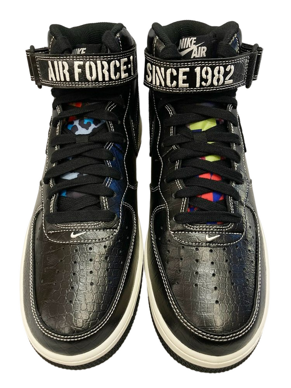 ナイキ NIKE AIR FORCE 1 MID 07 LV BLACK/BLACK/PALE IVORY エア フォース 1 ミッド ブラック系 黒 シューズ DV1029-010 メンズ靴 スニーカー ブラック 28.5cm 101-shoes921