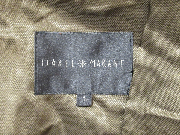 ISABEL MARANT イザベル マラン レザー ジャケット 革 ブラウン レディース size 1