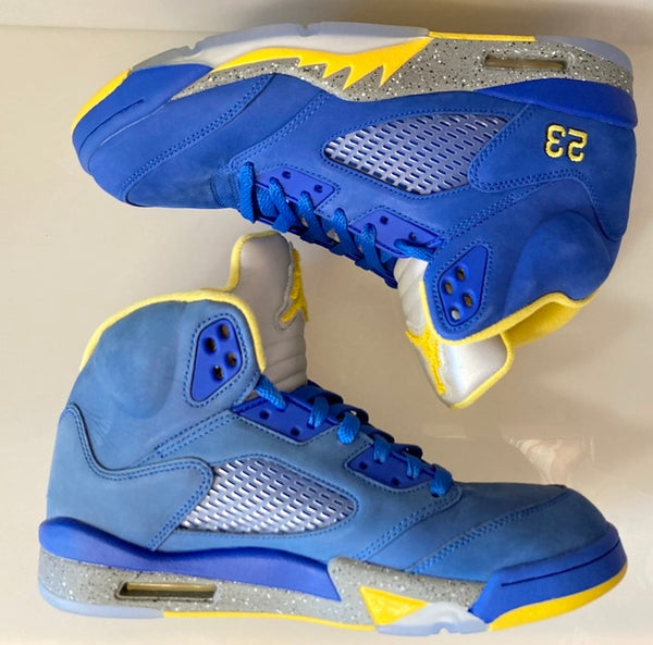 ジョーダン JORDAN NIKE AIR JORDAN 5 LANEY JSP VARSITY ROYAL/VARSITY MAIZE ナイキ エアジョーダン 5 レイニー バーシティ ロイヤル メイズ  ブルー系 シューズ スニーカー CD2720-400 メンズ靴 スニーカー ブルー 28cm 101-shoes507