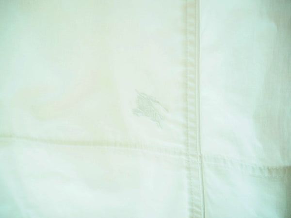 バーバリー Burberry DRESS WITH POCKETS シャツワンピース 白 コットン 長袖 トップス チュニック UK8 ワンピース 無地 ホワイト 101LT-39