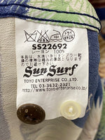 サンサーフ SUN SURF アロハシャツ 鷲 EAGLE OVER HEAD SS22692 長袖シャツ 総柄 マルチカラー Lサイズ 201MT-2031