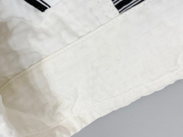 ダイレマ DILEMMA Asymmetry Stripe Shirt 長袖 シャツ アシンメトリー ストライプ 無地 ホワイト系 白 Made in JAPAN 日本製 刺繍 DLMA19006 サイズ3 長袖シャツ プリント ホワイト 101MT-1435
