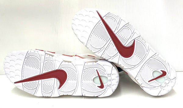 ナイキ NIKE AIR MORE UPTEMPO WHITE/VARSITY RED (2021) 921948-102 メンズ靴 スニーカー ロゴ ホワイト 27.5cm 201-shoes577