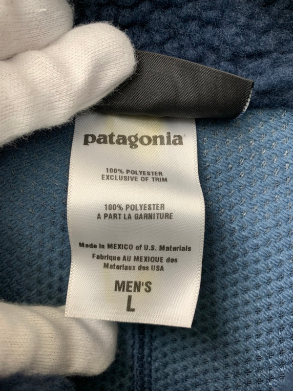 パタゴニア PATAGONIA クラシック レトロX フリース ジップアップ 23055F7 ジャケット ロゴ ブルー Lサイズ 201MT-1026