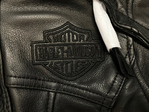 ハーレーダビッドソン Harley-Davidson オーロラルII 3-in-1 レザージャケット Women's ライダース フード ドクロ柄 ロゴ ブラック系 黒 98011-21VW/000S ジャケット スカル ブラック Sサイズ 101MT-1542