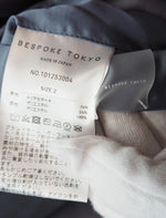 ビスポークトウキョウ BESPOKE TOKYO COVER CLOTH LOOSE 2B JACKET テーラードジャケット ルーズ サテン トップス アウター サイズ2 日本製 101253004 ジャケット 無地 シルバー 101MT-725